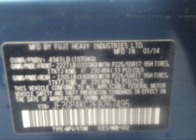 JF2GPAKC2E8267495 2014 SUBARU XV CROSSTREK