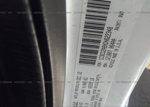 1C3CDZABXDN622348 2013 DODGE AVENGER