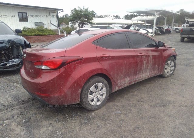 цена в сша 2016 HYUNDAI ELANTRA 5NPDH4AE5GH758943