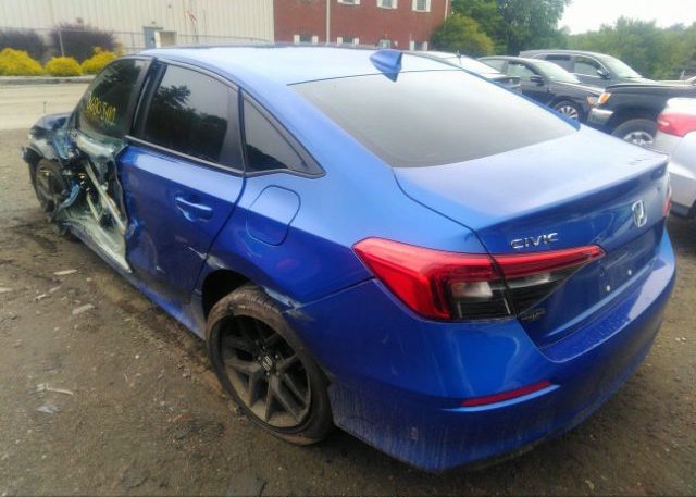 2022 HONDA CIVIC SEDAN(VIN: 2HGFE2F53NH599975