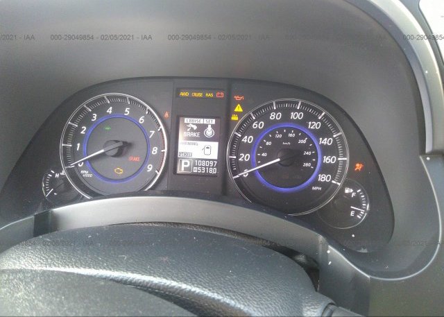 JN8BS1MW7CM180019 2012 INFINITI FX50