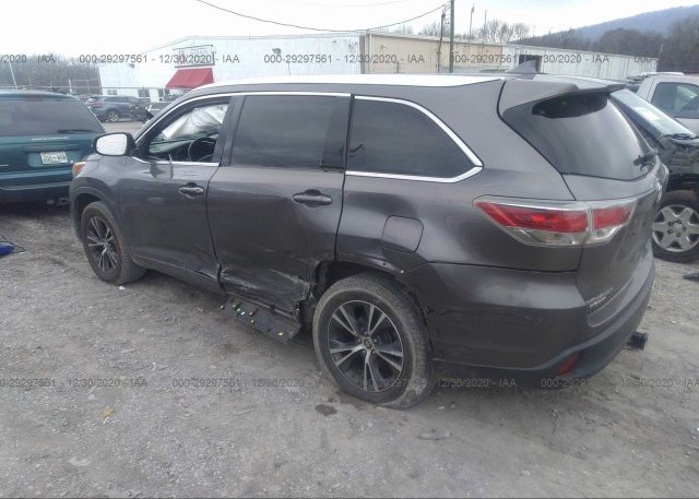 купить 2016 TOYOTA HIGHLANDER 5TDKKRFH5GS144896