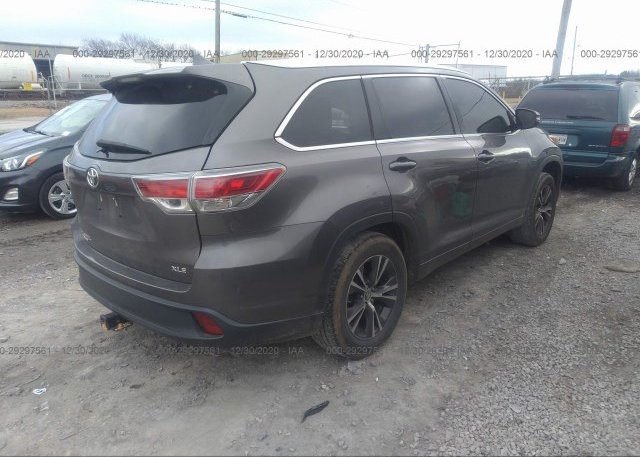 цена в сша 2016 TOYOTA HIGHLANDER 5TDKKRFH5GS144896
