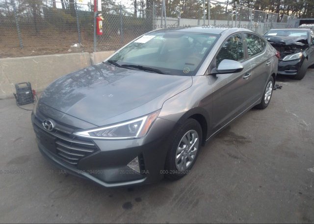 из сша 2019 HYUNDAI ELANTRA KMHD74LF0KU754365