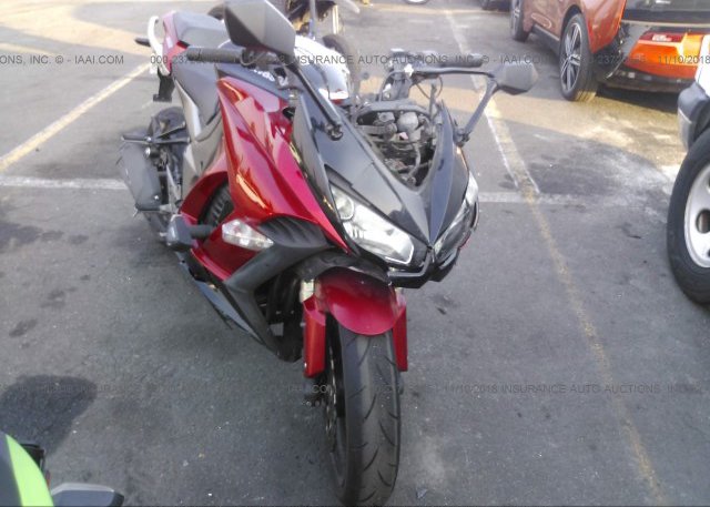 Jkazxcg17ba001267 Salvage Certificate Red Kawasaki Zx1000 At