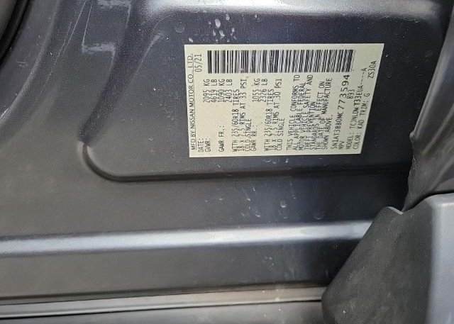 2021 NISSAN ROGUE(VIN: 5N1AT3BB0MC773594