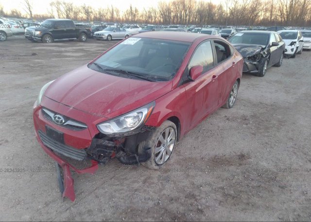 из сша 2013 HYUNDAI ACCENT KMHCU4AE8DU452680