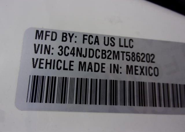 2021 JEEP COMPASS(VIN: 3C4NJDCB2MT586202