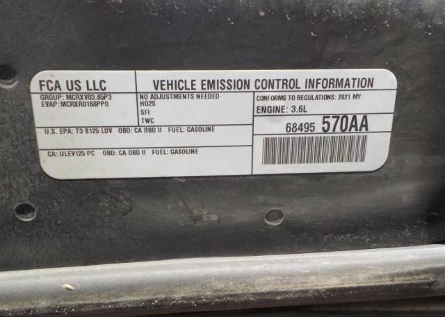 2021 CHRYSLER 300(VIN: 2C3CCABG6MH595771