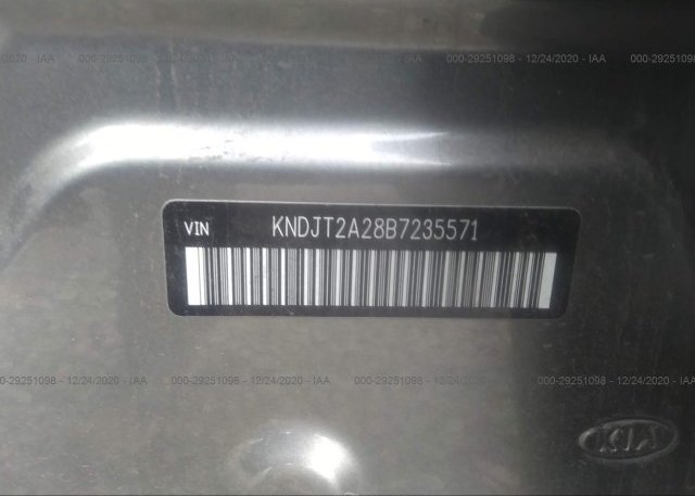 KNDJT2A28B7235571 2011 KIA SOUL