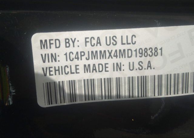 2021 JEEP CHEROKEE(VIN: 1C4PJMMX4MD198381