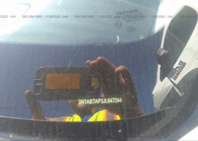 3N1AB7AP3JL647244 2018 NISSAN SENTRA