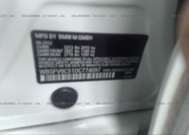 WBSFV9C51DC774097 2013 BMW M5