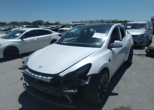 2021 TESLA MODEL Y(VIN: 5YJYGDEF4MF076220