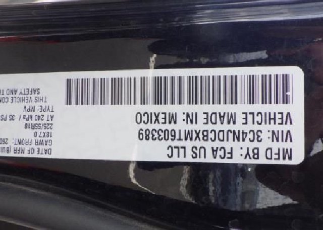 2021 JEEP COMPASS(VIN: 3C4NJDCBXMT603389