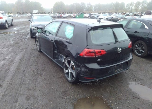 купить 2015 VOLKSWAGEN GOLF GTI 3VWYT7AU3FM060393