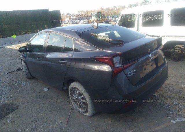 купить 2020 TOYOTA PRIUS JTDL9RFU4L3013192