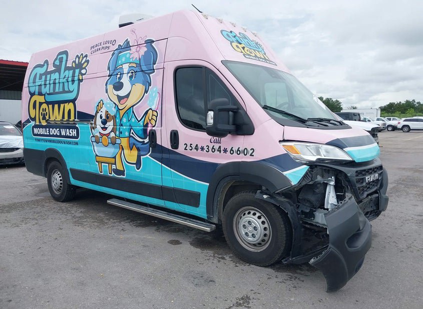 Ws 3500 Salvage 2024 Ram Promaster 3500 CARGO VAN TRADESMAN SUPER HIGH ROOF 159 ...