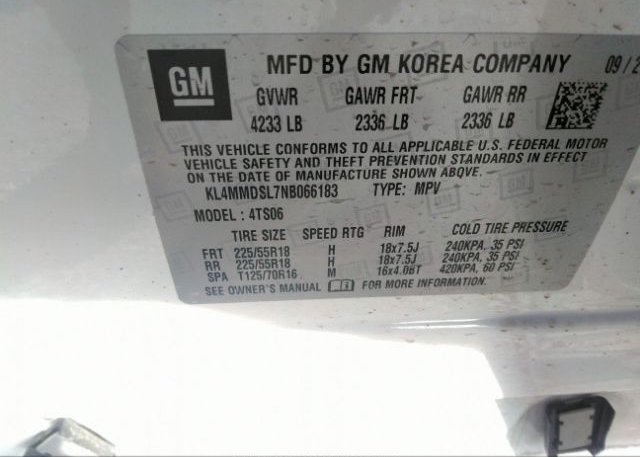 2022 BUICK ENCORE GX(VIN: KL4MMDSL7NB066183