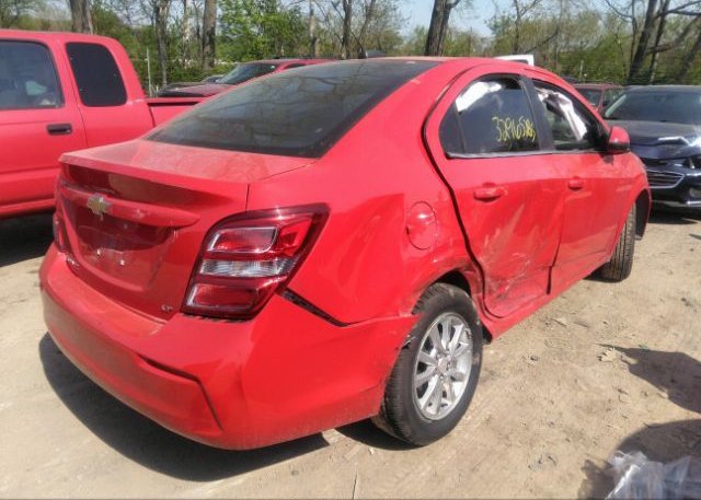 2018 CHEVROLET SONIC VIN: 1G1JD5SH4J4140791