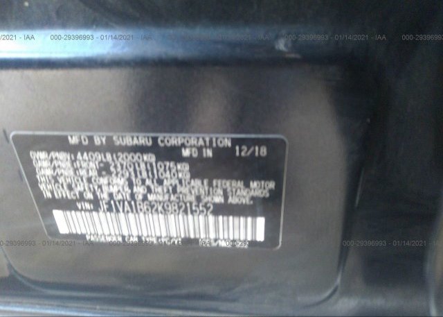 JF1VA1B62K9821552 2019 SUBARU WRX