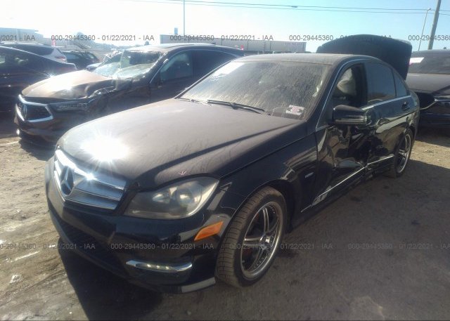 из сша 2012 MERCEDES-BENZ C-CLASS WDDGF4HB4CA675591