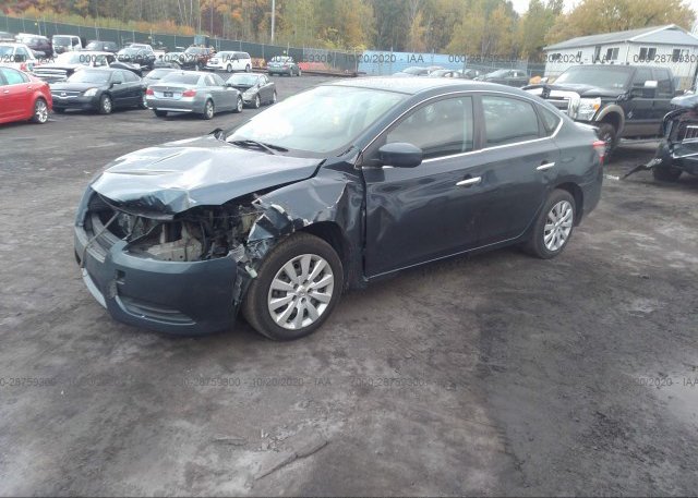 из сша 2014 NISSAN SENTRA 3N1AB7AP7EL682441