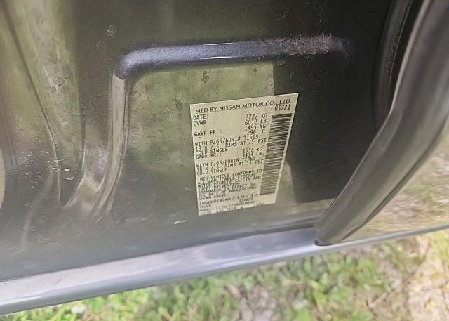 2021 NISSAN FRONTIER(VIN: 1N6ED0EB7MN719739