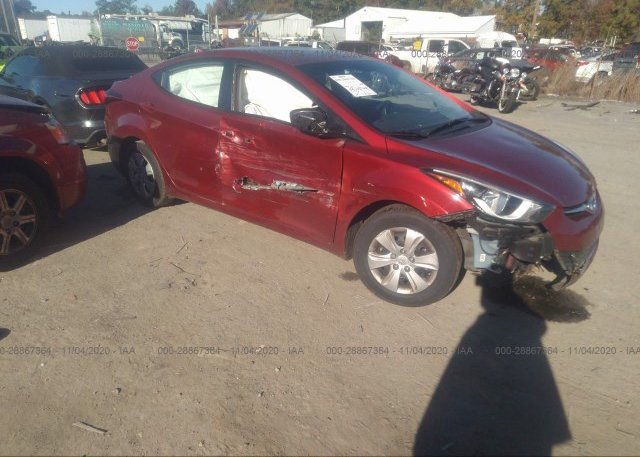 5NPDH4AE0GH760650 2016 HYUNDAI ELANTRA
