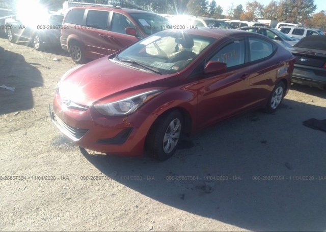 из сша 2016 HYUNDAI ELANTRA 5NPDH4AE0GH760650