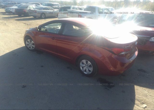 купить 2016 HYUNDAI ELANTRA 5NPDH4AE0GH760650