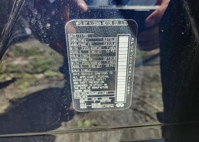 2021 INFINITI QX50(VIN: 3PCAJ5CB4MF111587