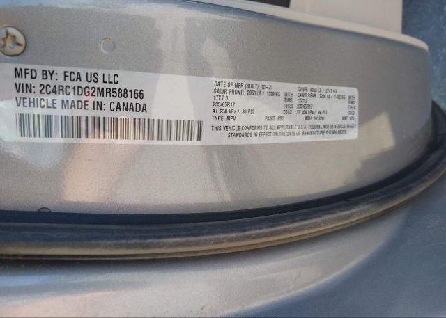 2021 CHRYSLER VOYAGER LXI(VIN: 2C4RC1DG2MR588166