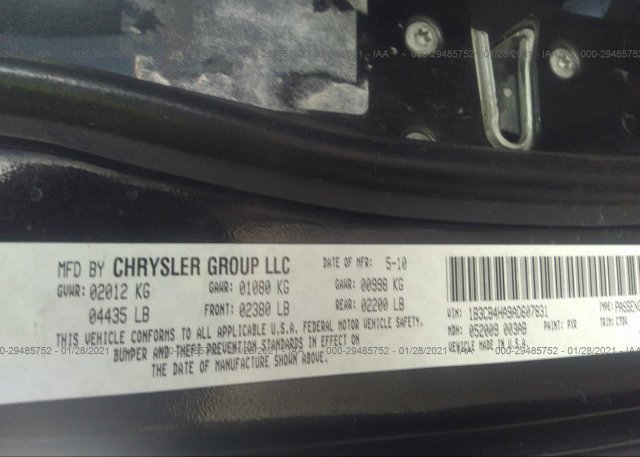 1B3CB4HA9AD607831 2010 DODGE CALIBER