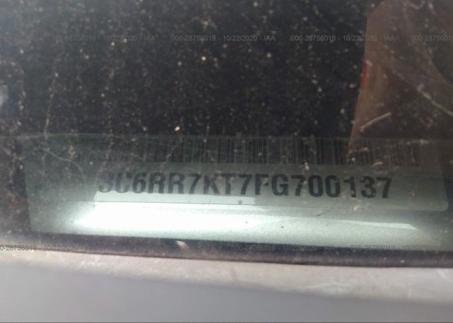 3C6RR7KT7FG700137 2015 RAM 1500