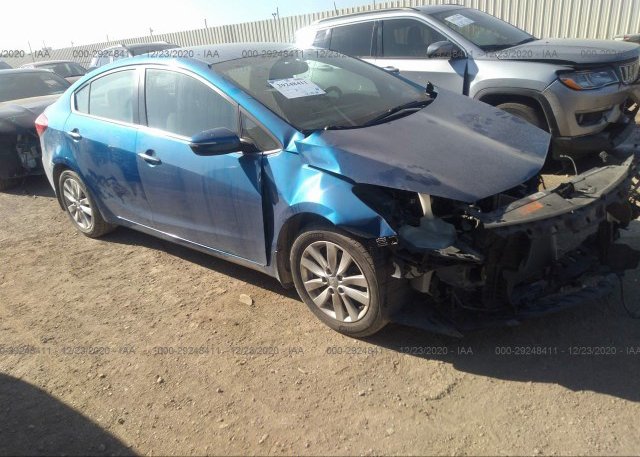 KNAFX4A88E5124106 2014 KIA FORTE