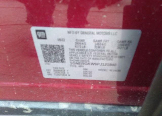 2023 CHEVROLET TRAVERSE(VIN: 1GNERGKW9PJ121840