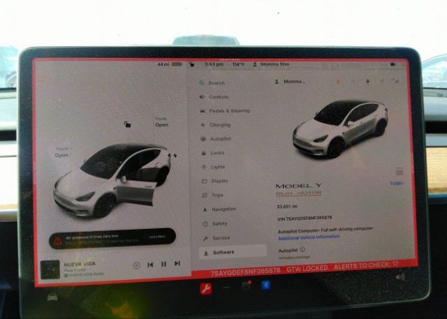 2022 TESLA MODEL Y(VIN: 7SAYGDEF8NF365878