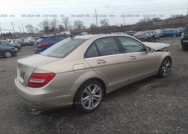 цена в сша 2012 MERCEDES-BENZ C-CLASS WDDGF8BB0CA731896