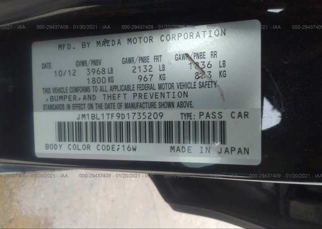 JM1BL1TF9D1735209 2013 MAZDA MAZDA3