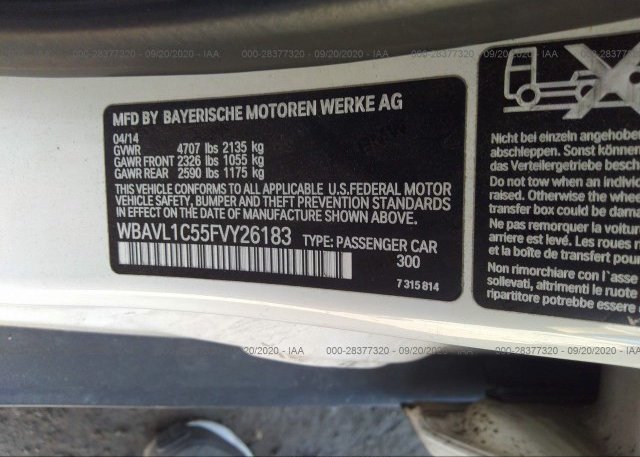 WBAVL1C55FVY26183 2015 BMW X1