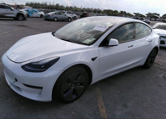 2022 TESLA MODEL 3(VIN: 5YJ3E1EB0NF193077