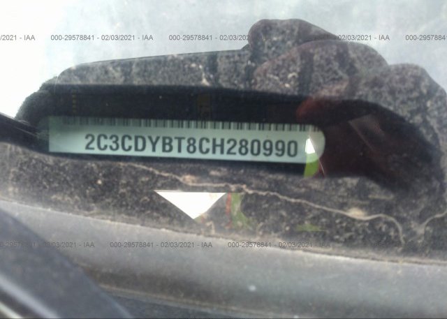2C3CDYBT8CH280990 2012 DODGE CHALLENGER