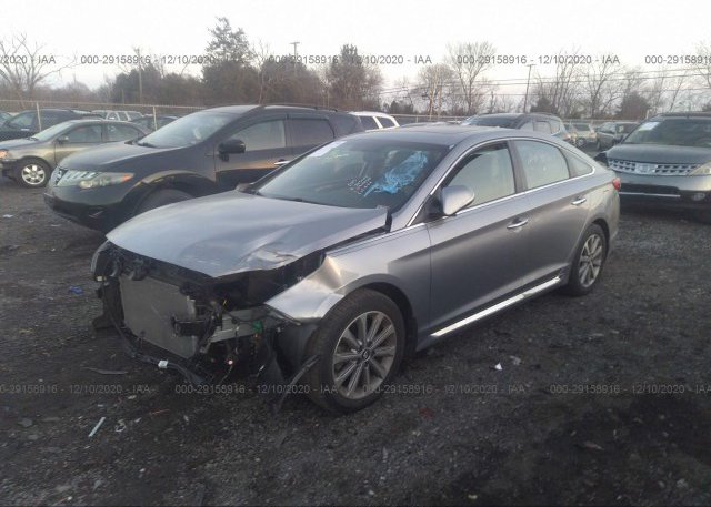 из сша 2016 HYUNDAI SONATA 5NPE34AFXGH345914