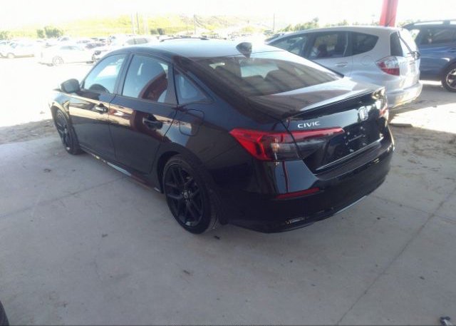 2023 HONDA CIVIC SEDAN(VIN: 2HGFE2F53PH551881