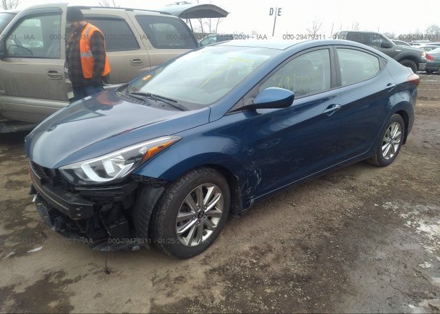 из сша 2016 HYUNDAI ELANTRA KMHDH4AE1GU501957