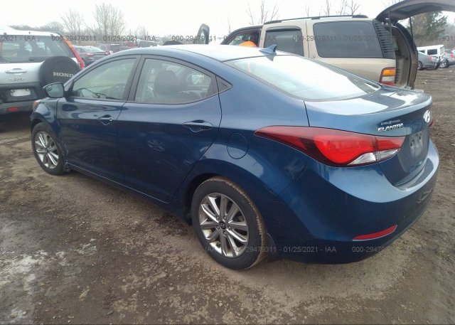 купить 2016 HYUNDAI ELANTRA KMHDH4AE1GU501957