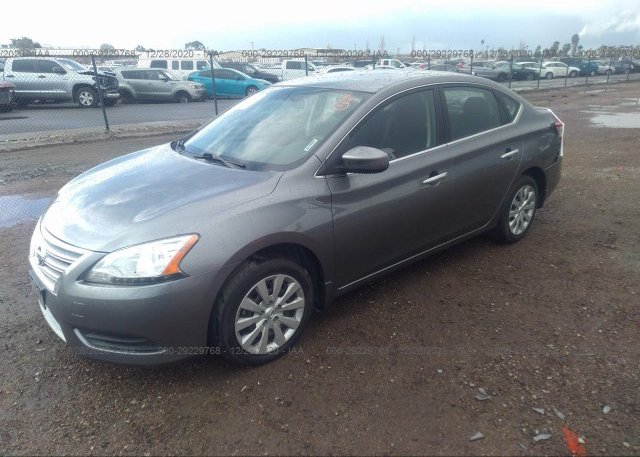 из сша 2015 NISSAN SENTRA 3N1AB7AP8FY372352