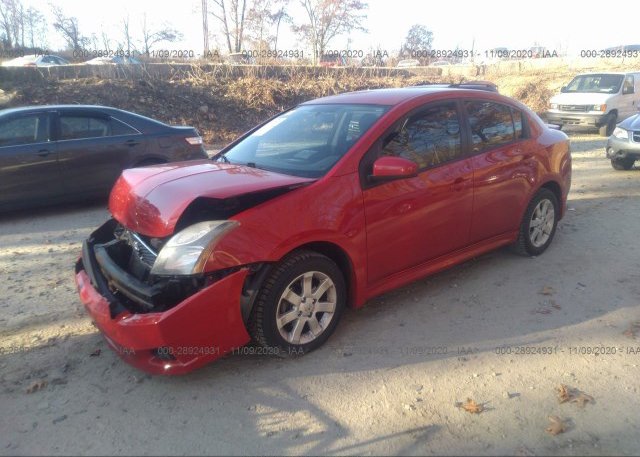 из сша 2012 NISSAN SENTRA 3N1AB6AP0CL687326