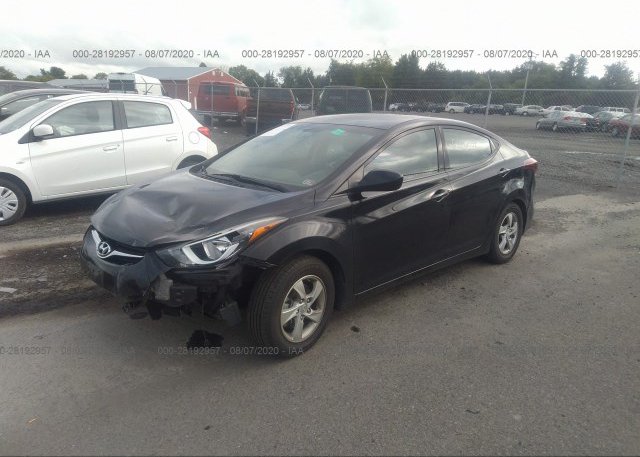 из сша 2014 HYUNDAI ELANTRA KMHDH4AE1EU170424